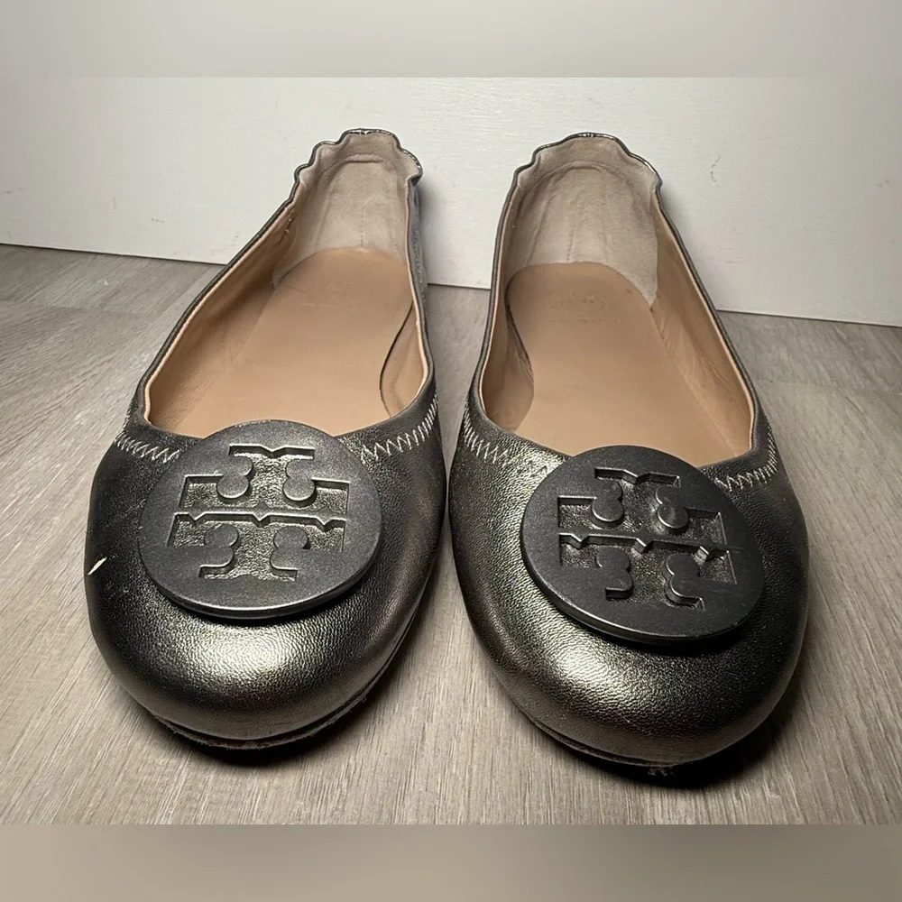 Minnie Travel Ballet, Gunmetal Sz 8